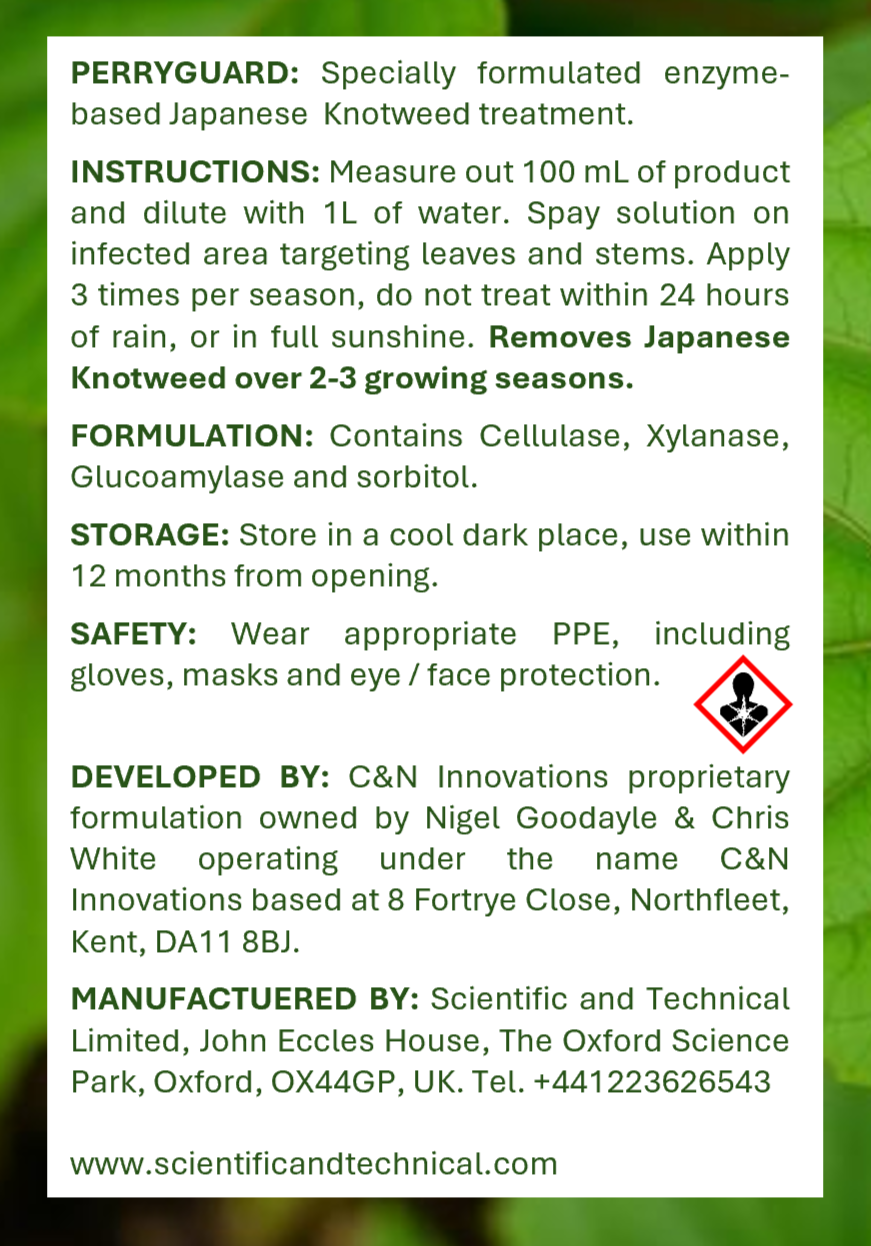 Perryguard - Enzyme-based Japanese Knotweed Treatment