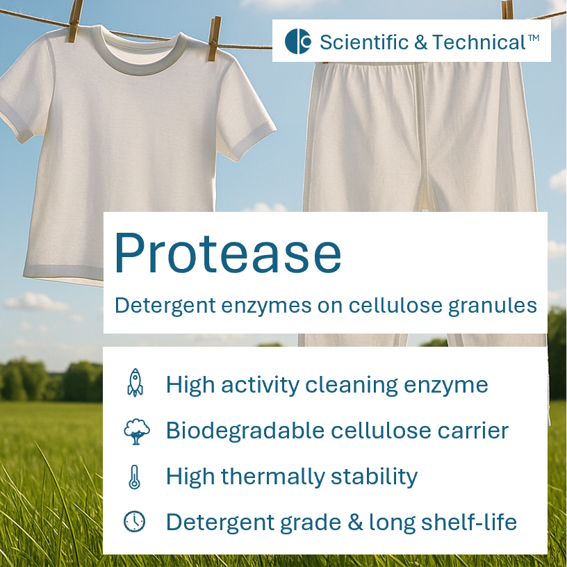Protease (cellulose granulate)
