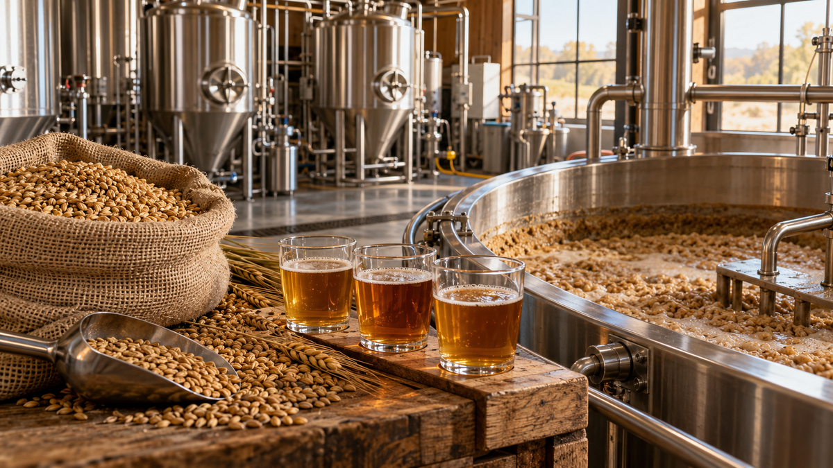 Amylase and Glucoamylase for Brewing and Distilling