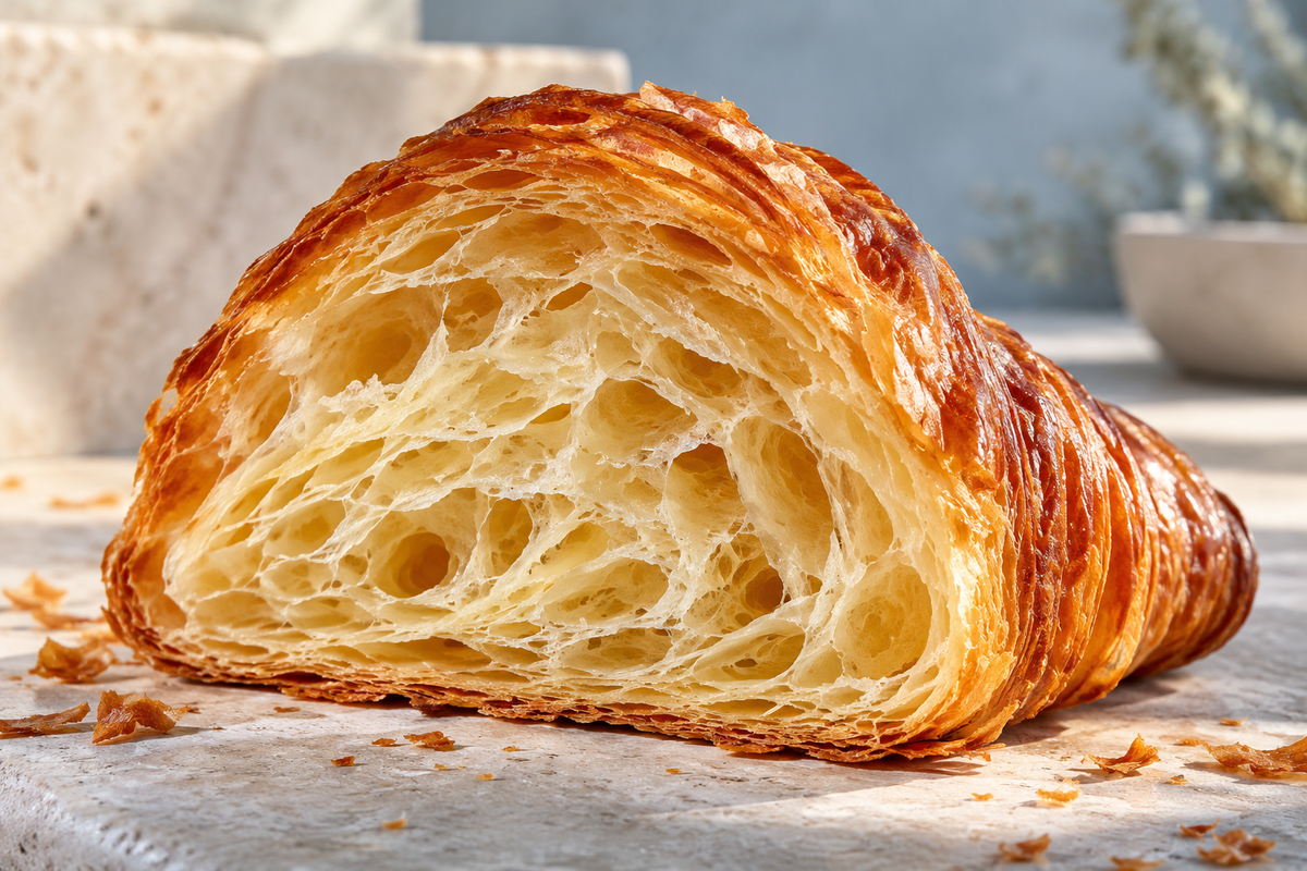 Enzymes for Croissants: Lamination, Volume and Crumb