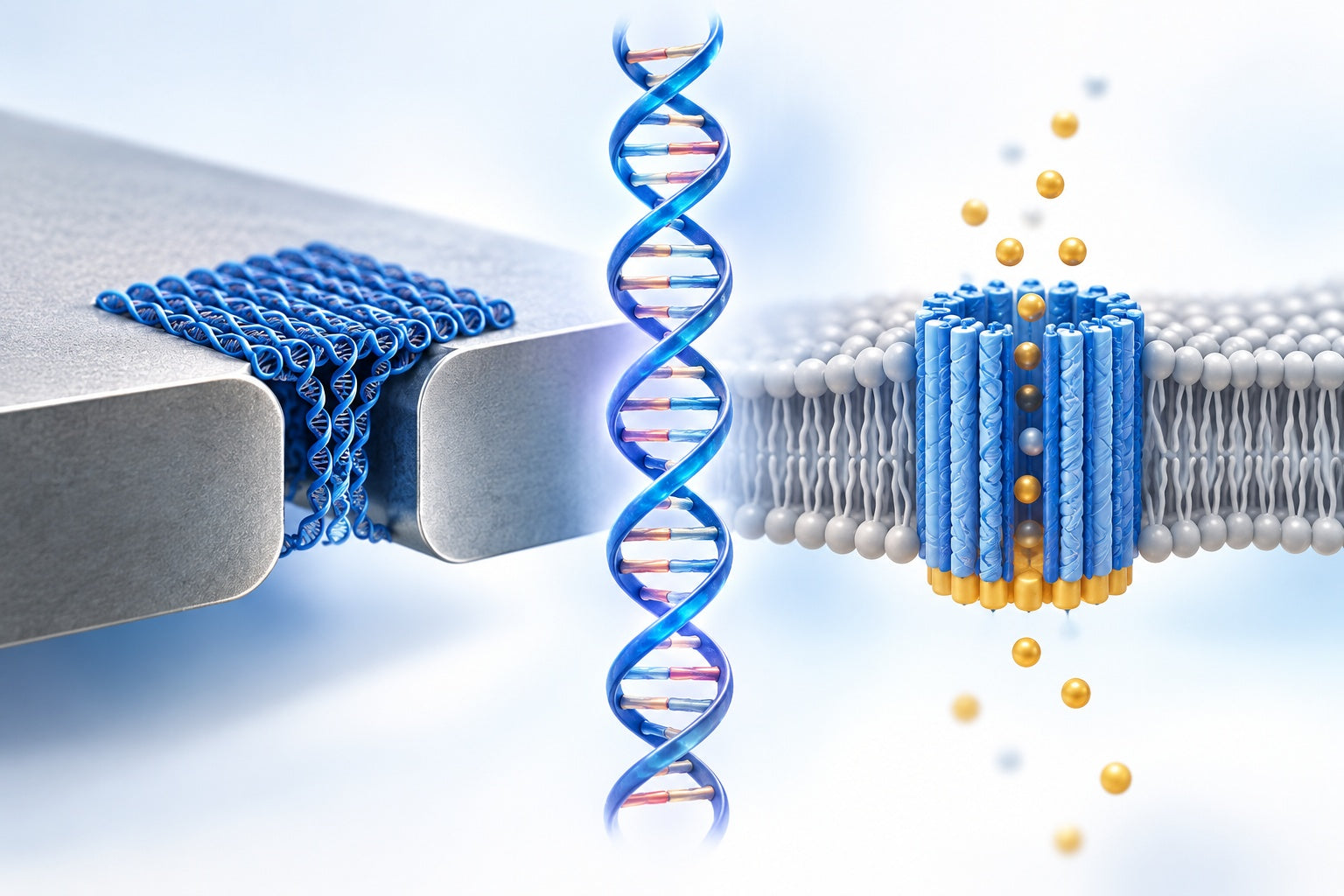 Conceptual illustration for Functional Nanopores Enabled with DNA