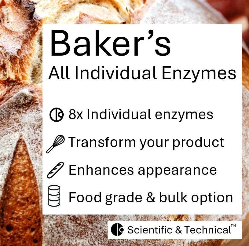 All Individual Baker's Enzymes