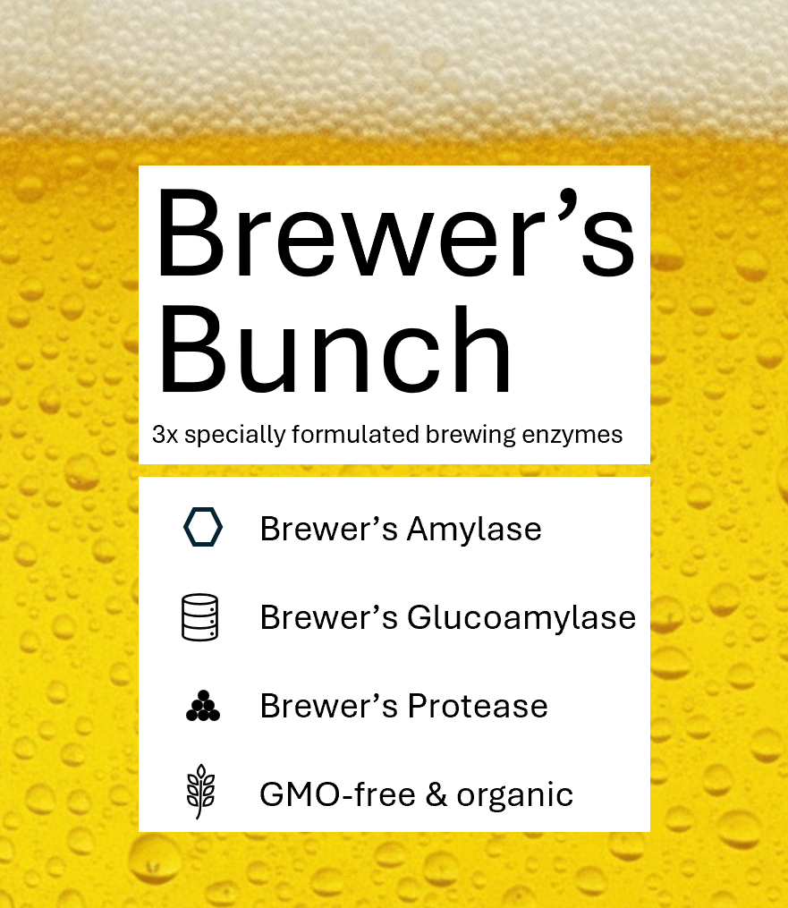 Brewer's Bunch (includes Amylase, Glucoamylase & Protease)