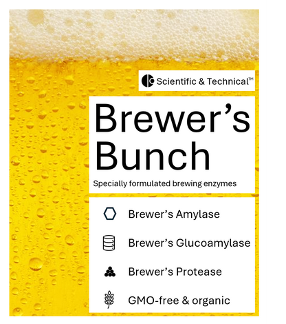Brewer's Bunch (includes Amylase, Glucoamylase & Protease)