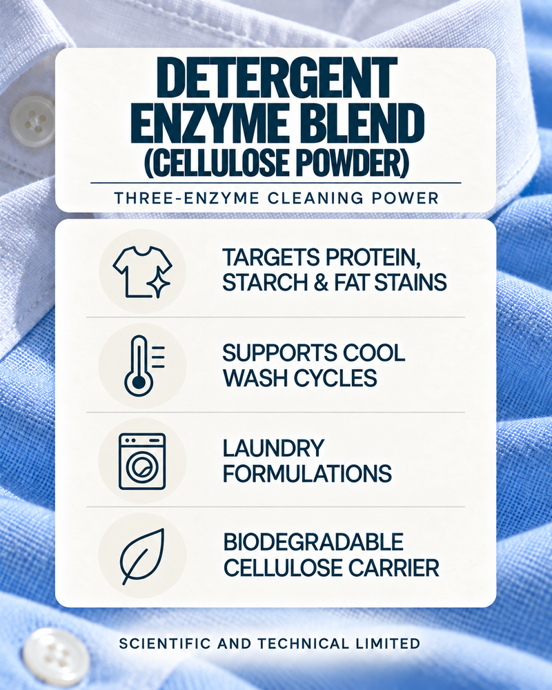 Detergent Enzyme Blend (cellulose powder)