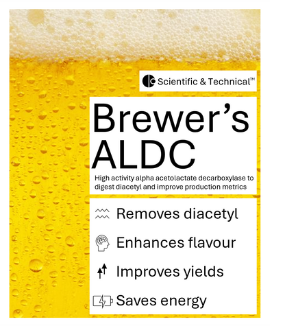 Brewer's alpha acetolactate decarboxylase (ALDC) (new)