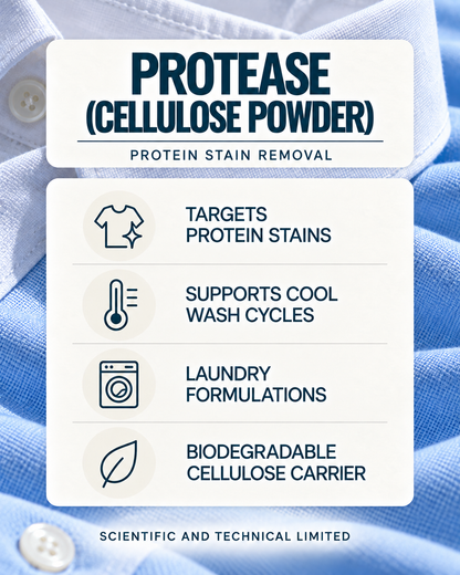 Protease (cellulose powder)