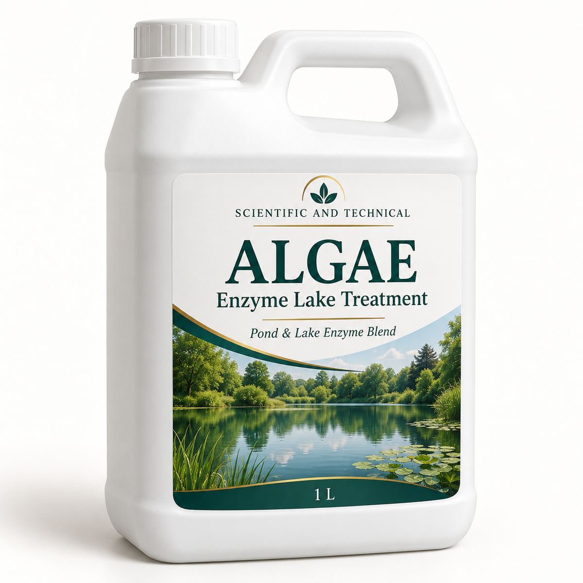 Algae Enzyme Lake Treatment — white 1 L jerry can