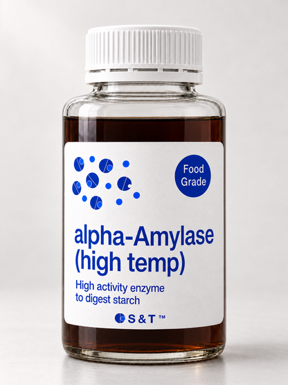 alpha-Amylase (high temp) enzyme bottle