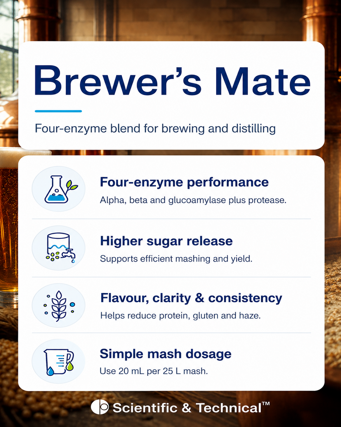 Brewer's Mate product features and specifications
