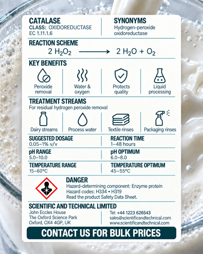 Catalase back card: reaction, benefits, dosage and safety