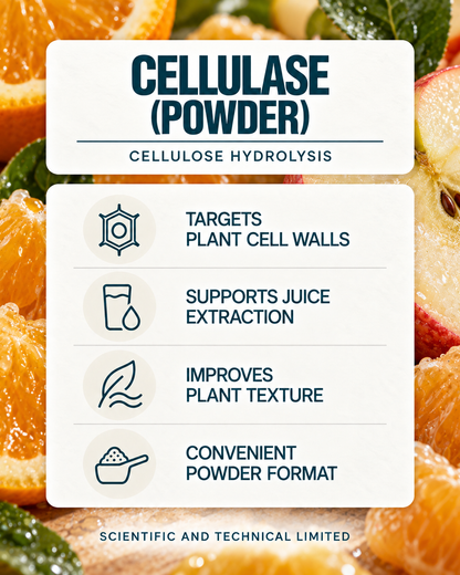 Cellulase (powder) product features