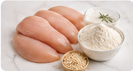 Protein food feedstocks