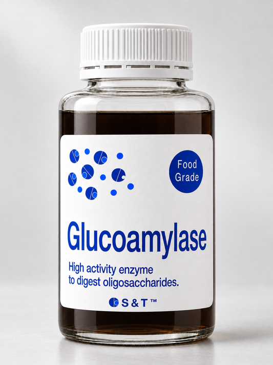 Glucoamylase enzyme bottle