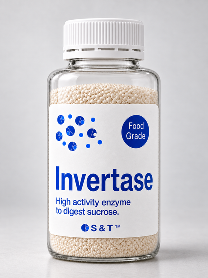 Invertase enzyme bottle