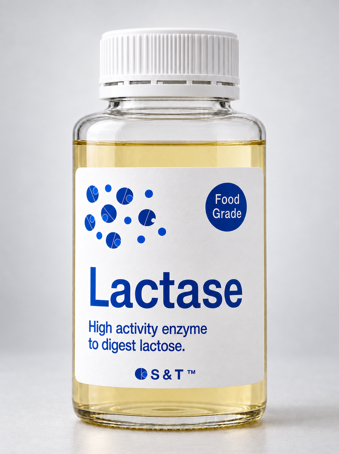 Lactase enzyme bottle