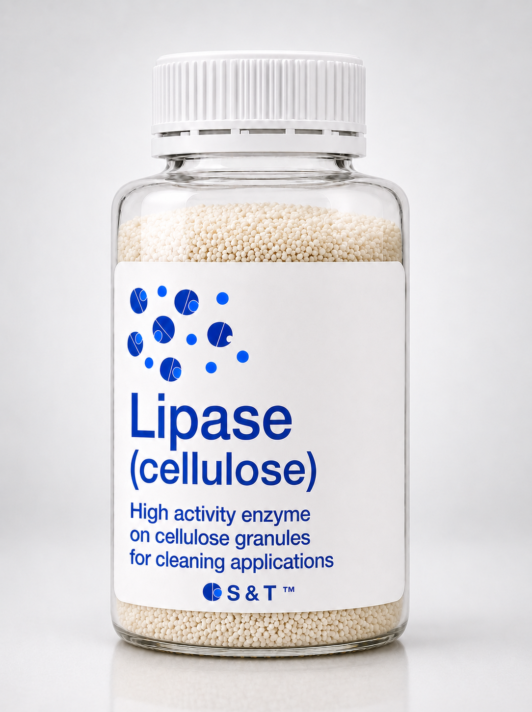 Lipase (cellulose granulate) product bottle