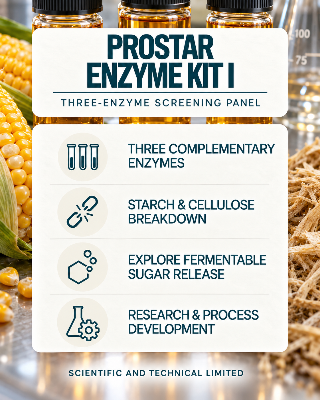 ProStar Enzyme Kit I (3x enzymes) product features