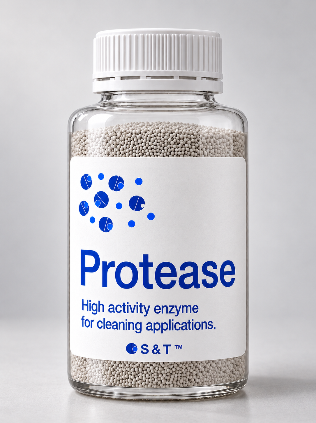 Protease (TiO2 granulate) enzyme bottle