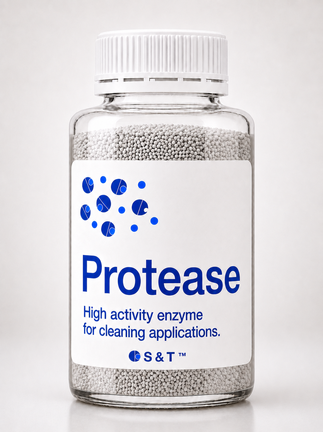 Protease (TiO2 granulate) product bottle