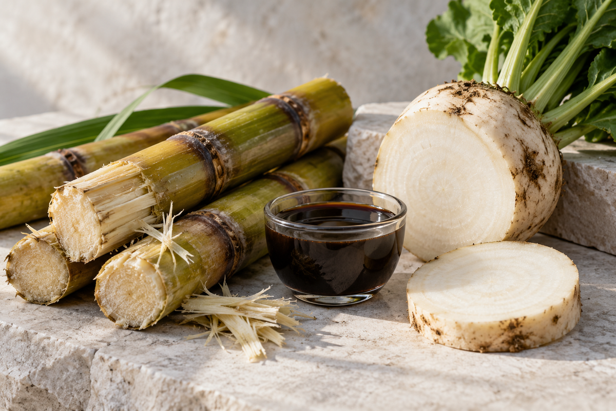 Sugarcane and Sugar Beet Enzymes: Juice, Molasses and Fibre