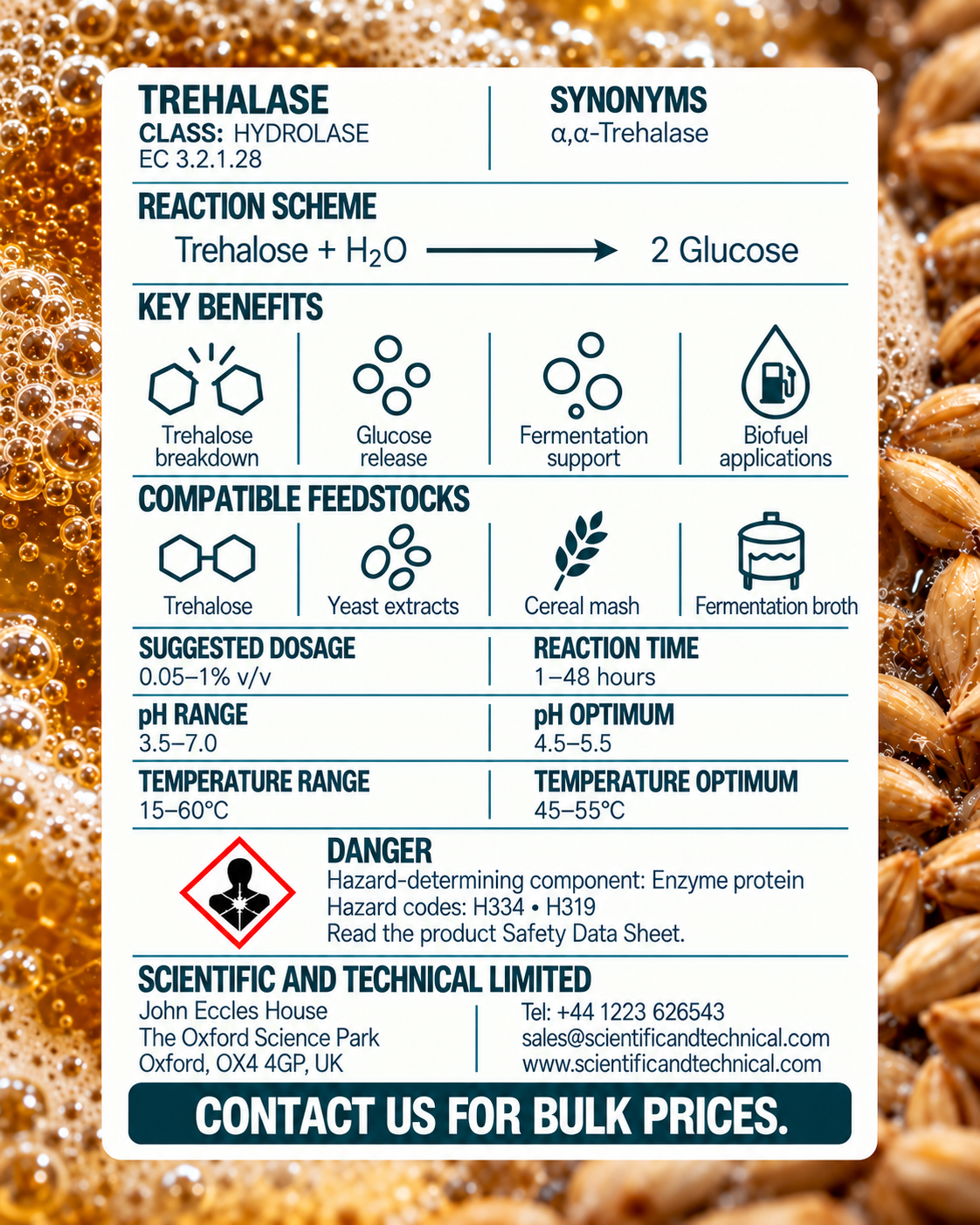 Trehalase back card: reaction, benefits, dosage and safety